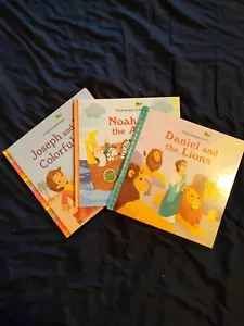 Lot Of 3 Little Grasshopper Books Bible Stories - Foto 1 di 4