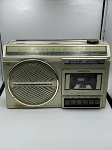 Vintage Sharp radio cassette recorder GF-1740 casssette player boom box tape dec - Bild 1 von 24