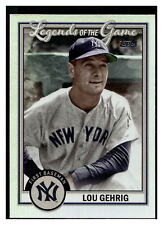 2023 Topps #LG-11 Lou Gehrig