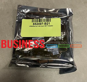 HPE Ethernet 1Gb 2-port 361T Adapter 652497-B21 - Picture 1 of 1