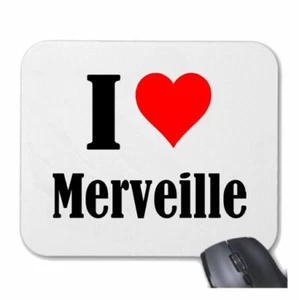 MOUSEPAD Mauspad I Love Merveille Ich Liebe Merveille - Bild 1 von 1