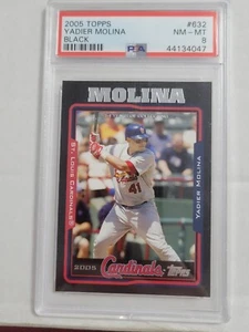 2005 Yadier Molina Topps Black #/54 632 Rare - Picture 1 of 2