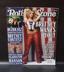 🟥Britney Spears On The Cover Of Rolling Stone Magazine May 25, 2000 Issue 841 - Picture 1 of 3