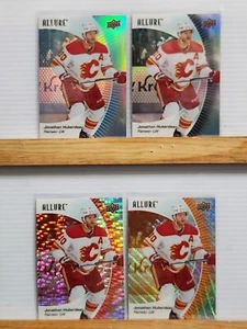 Jonathan Huberdeau 2023-24 UD Allure BLACK RAINBOW/RED RAINBOW/ORANGE SLICE + - Picture 1 of 3