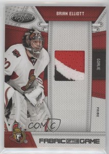 2010-11 Certified Fabric of the Game Prime /25 Brian Elliott #BE