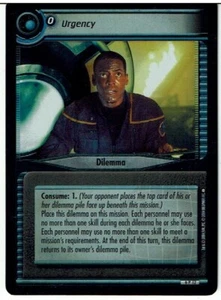 STAR TREK CCG 2E REFLECTIONS 2.0 FOIL CARD URGENCY 6P12 ex - Picture 1 of 1