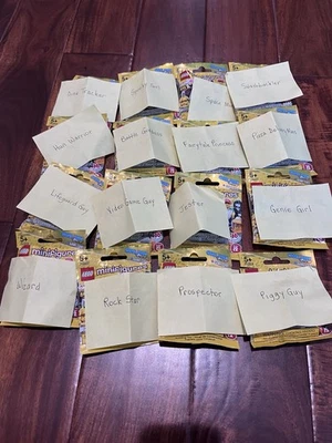 LEGO 71007 SERIES 12 MINIFIGURES - COMPLETE SET OF 16 Clipped Bags - Image 1 of 3