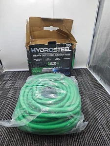Hydrosteel 100FT Tubo da Giardino in Acciaio Resistente Ultra Performance Verde - Foto 1 di 11