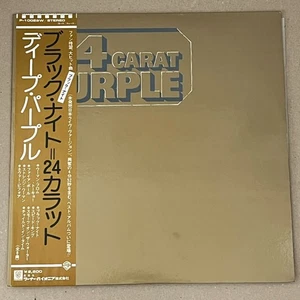 DEEP PURPLE - 24 CARAT PURPLE WARNER PIONEER P-10029W JAPAN LP w/OBI, INSERT - Picture 1 of 10