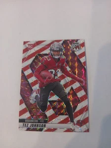 2025 Panini Mosaic - Tez Johnson #316 Striscia Rossa e Bianca (RC) #316 - Foto 1 di 2