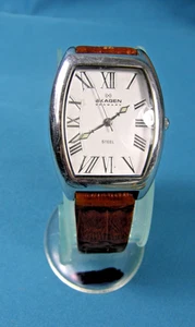 SKAGEN STEEL Denmark 301LSLW Stainless Men's Watch Slim Minimalist RUNS/STOPS - Picture 1 of 8