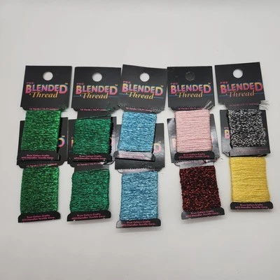 Pre Blended Metallic Thread Lot Of 10 (Lot #4) - Image 1 of 4