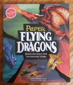 NEW  Klutz Build Your Own "Paper Flying Dragons" Paperback w Kit for 12 Dragons - Foto 1 di 5