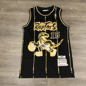 Mitchell & Ness Vince Carter Toronto Raptors schwarz genäht Basketball Trikot Herren S - Bild 1 von 10
