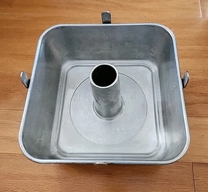 Mirro Quadratisch Aluminium Engel Essen Kuchenform 2 Stück 9x9x4 Hergestellt in den USA - Bild 1 von 9