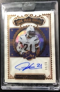 2021 LaDainian Tomlinson On Card Auto SSP #4/10 One Man Show Panini One - Picture 1 of 2