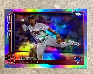 2025 Topps Series 1 Rafael Devers #285 Rainbow Foil Boston Red Sox - Picture 1 of 2