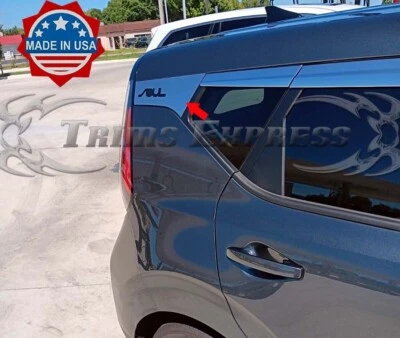 ajuste: 2020-2025 Kia Soul janela pilar poste guarnição tampa porta destaque adesivo 2 peças - Imagem 1 de 4