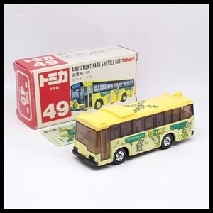 TOMICA 49 AMUSEMENT PARK SHUTTLE BUS Mitsubishi Fuso 1/130 TOMY MADE IN JAPAN A - Picture 1 of 9