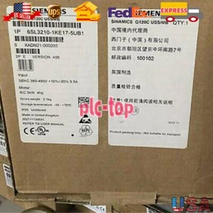 New Siemens 6SL3210-1KE17-5UB1 6SL3 210-1KE17-5UB1 G120C RATED POWER 3,0KW - Picture 1 of 2