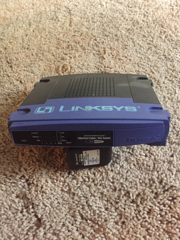 Linksys BEFSR41 10 Mbps 4-Port 10/100 Wireless Router (BEFSR41 v2) - Image 1 of 1