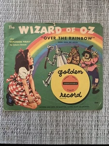 Wizard of Oz 1950 Golden Record 78 Over The Rainbow Polca Explosiva Rara en muy buen estado/Nm- - Imagen 1 de 5