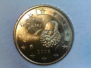 50 Cent 2008 Spanien Kursmünze aus Original Rolle (Scha310/3550) - Zdjęcie 1 z 2