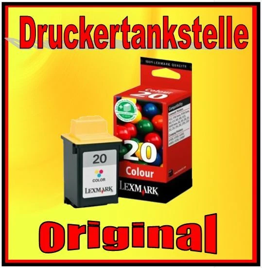 Original Lexmark 20 15MX120E P700 P3100 X63 X73 X83 X125 X4200 Z51 Z52 Z54 Z82 Foto 1 de 3