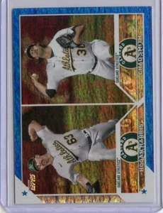 Actualización Topps 2023 placa de aluminio azul #US49 Hogan Harris Chad Smith serie #983/999 - Imagen 1 de 1