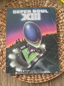 Super Bowl XIII Pittsburgh Steelers Dallas Cowboys Program Terry Bradshaw 1979 - Picture 1 of 8