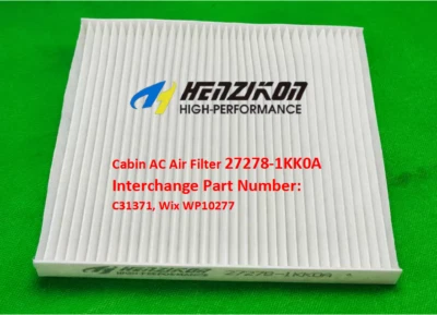 Cabin AC Air Filter For 2014-2019 Nissan Versa Versa Note 27278-1KK0A C31371 - Image 1 of 4