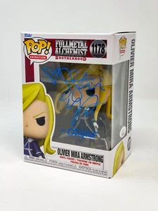 Stephanie Young Fullmetal Alchemist Olivier Mira Armstrong #1178 Signed Funko - Picture 1 of 7