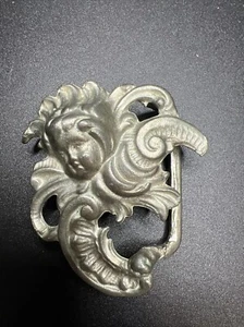 Handmade Cherub Angel Cherub Art Noveau Cute Love Cupid 70s Vintage Belt Buckle - Picture 1 of 2