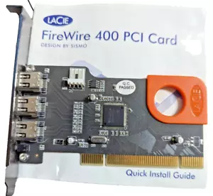 Lacie Firewire 400 PCI Card - Picture 1 of 9