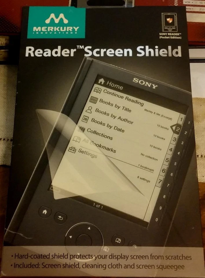 Merkury Reader™ Screen Shield, For Sony Reader - M-SEP300 - BRAND NEW IN PACKAGE - Image 1 of 1