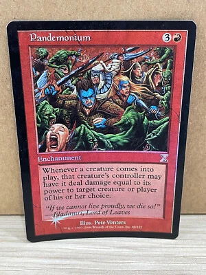FOIL Pandemonium - Time Spiral Timeshifted  - Magic the Gathering MTG Near Mint - Image 1 of 2