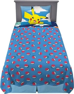 Pokemon Anime Kids Bedding Super Soft Microfiber Sheet Set Twin by Franco Single - Picture 1 of 5
