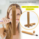 Portable Natural Bamboo Toothbrush Case Closet Organizers And Storage Baskets