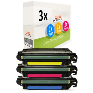 3x MWT Cartridge XXL Compatible for HP Laserjet CM-3530-MFP CP-3525-X CP-3525-DN - Picture 1 of 3