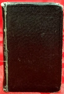 1890s Kempis FOLLOWING CHRIST,Catholic Mass,Theology,Christian Life,LEATHER MINI - Picture 1 of 15