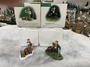 Department 56 New England Village Postal Pickup & Admiring Natures Beauty - Bild 1 von 2