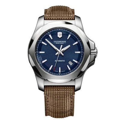 Victorinox I.N.O.X. Swiss Army Mechanical Automatic Blue Dial Watch INOX 241834 - Image 1 of 4
