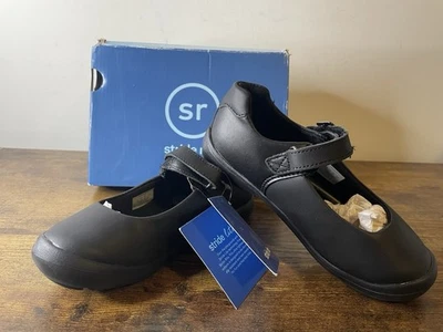 NEW Stride Rite ~ Sr Ainsley Black Leather Mary Jane Shoes ~ Girl Size 12W - Image 1 of 4