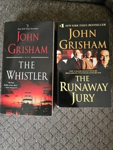 John Grisham 7 Paperbacks:Street Lawyer, Runaway Jury, Broker, Whistler + - Picture 1 of 8