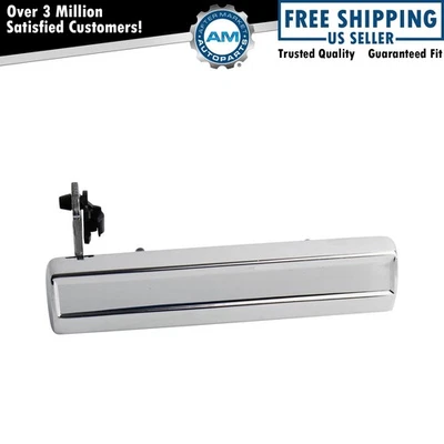 Chrome Outside Exterior Door Handle Passenger Side RH Right for Chevy GMC Buick - Image 1 of 4