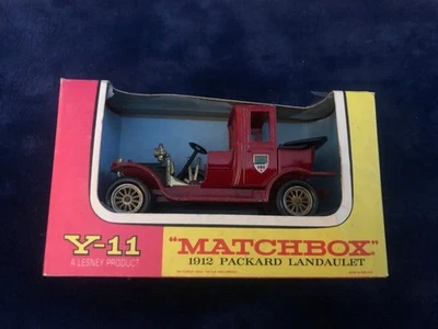 Matchbox 1912 Packard Landaulet Y-11 Models Of Yesteryear Die-Cast Car In Origin - Image 1 of 4