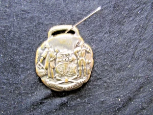 NEW LISTING -Vintage Watch Fob -Montani Semper Liber - West Virginia (A170 - Picture 1 of 4