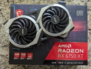 Tarjeta de gráficos MSI Radeon RX 6750 XT MECH 2X OC 12 GB GDDR6 #345051 - Imagen 1 de 2