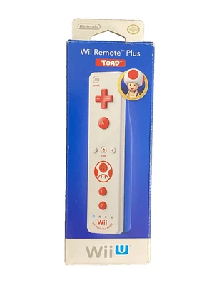 Nintendo Wii U Remote Controller Plus TOAD VERSION White - NEW & SEALED! mario - Image 1 of 4