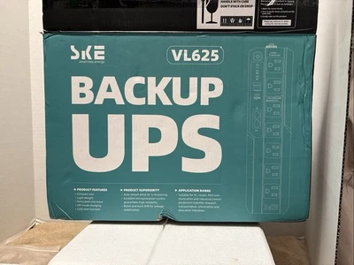 Compact Size 625VA/360W UPS battery back up & Surge protector for computer… - Image 1 of 4